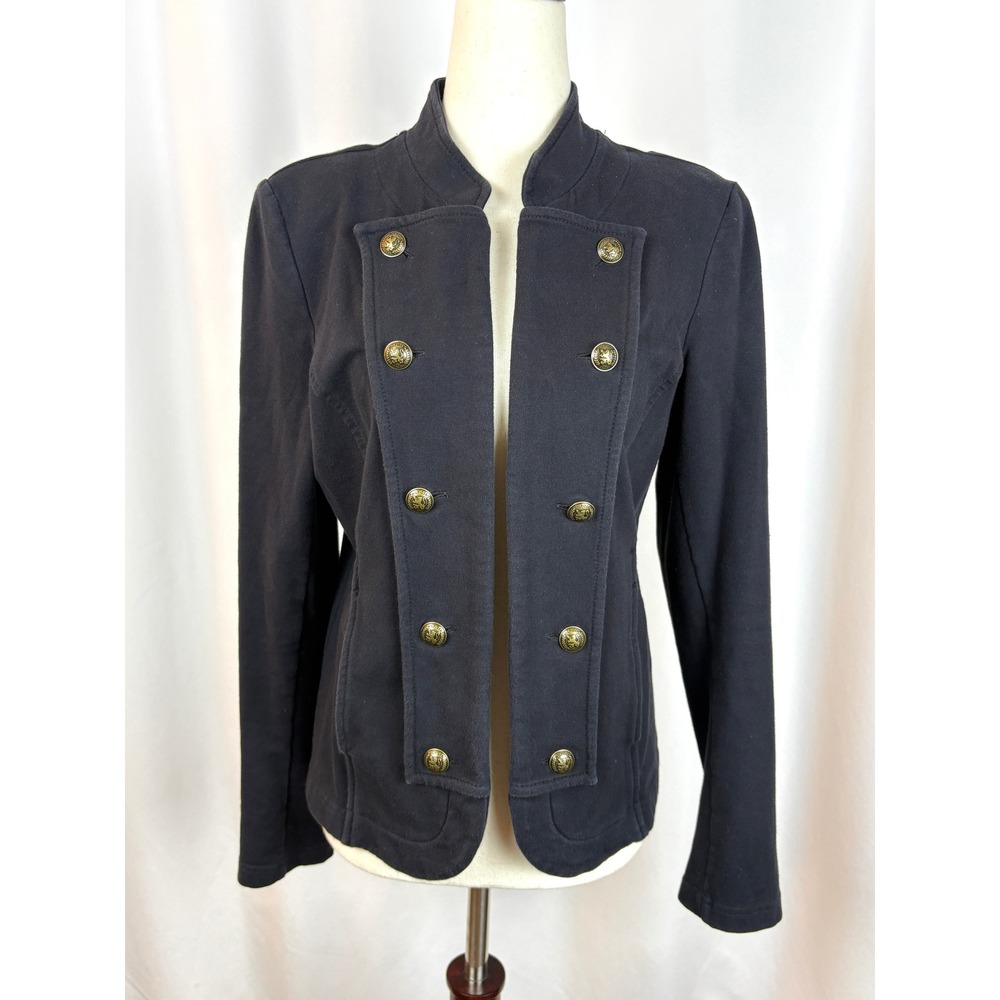 Tommy Hilfiger Military Band Aesthetic Knit Jacket Medium